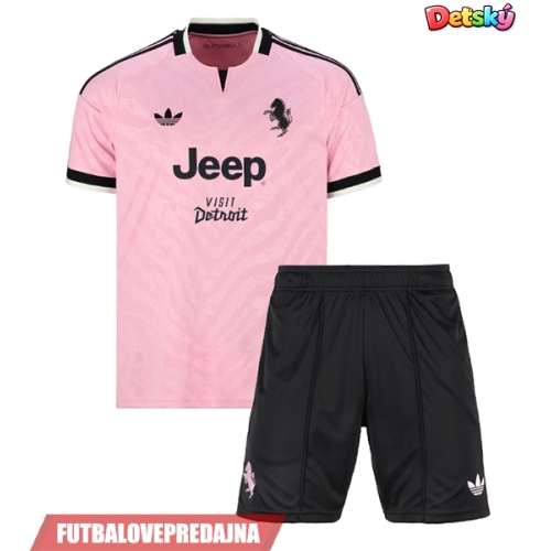 Lacne Dětský Futbalové dres Juventus Gleison Bremer #3 2026-27 Krátky Rukáv - Preč (+ trenírky)